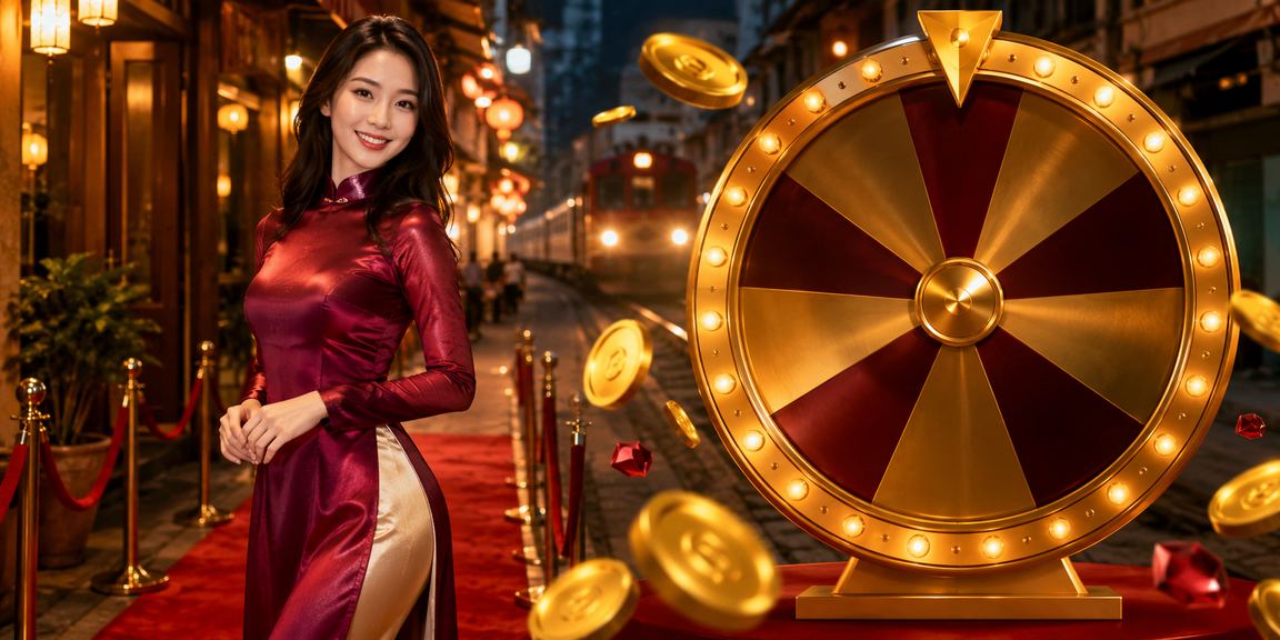 Sự kiện quay số may mắn trong trang phục áo dài tại Hà Nội dịp lễ hội