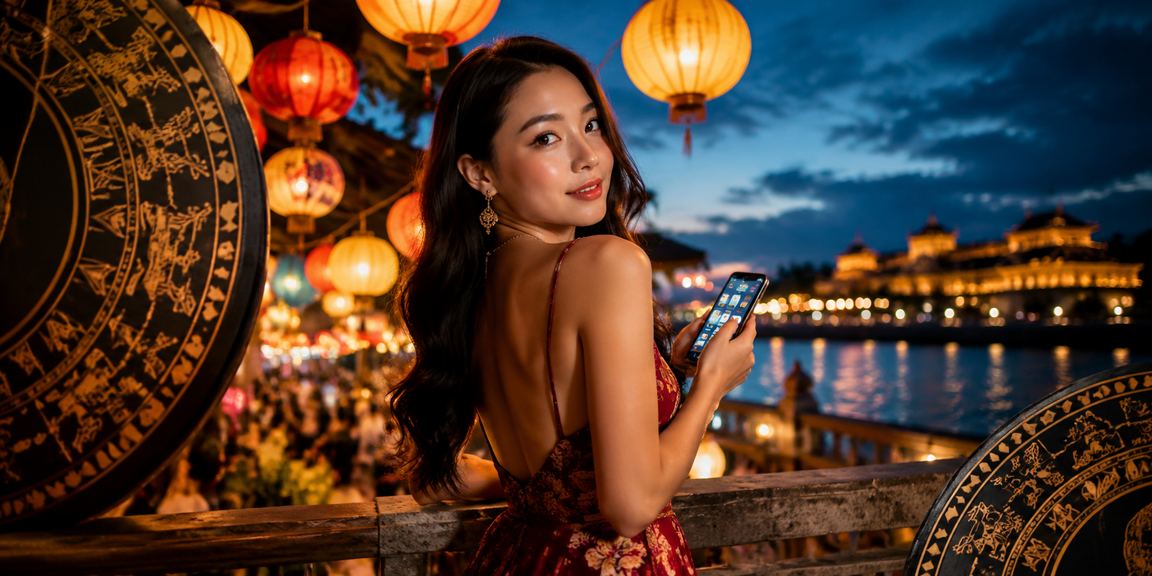 Chợ đêm Huế với người dùng trẻ chơi casino trực tuyến trên điện thoại