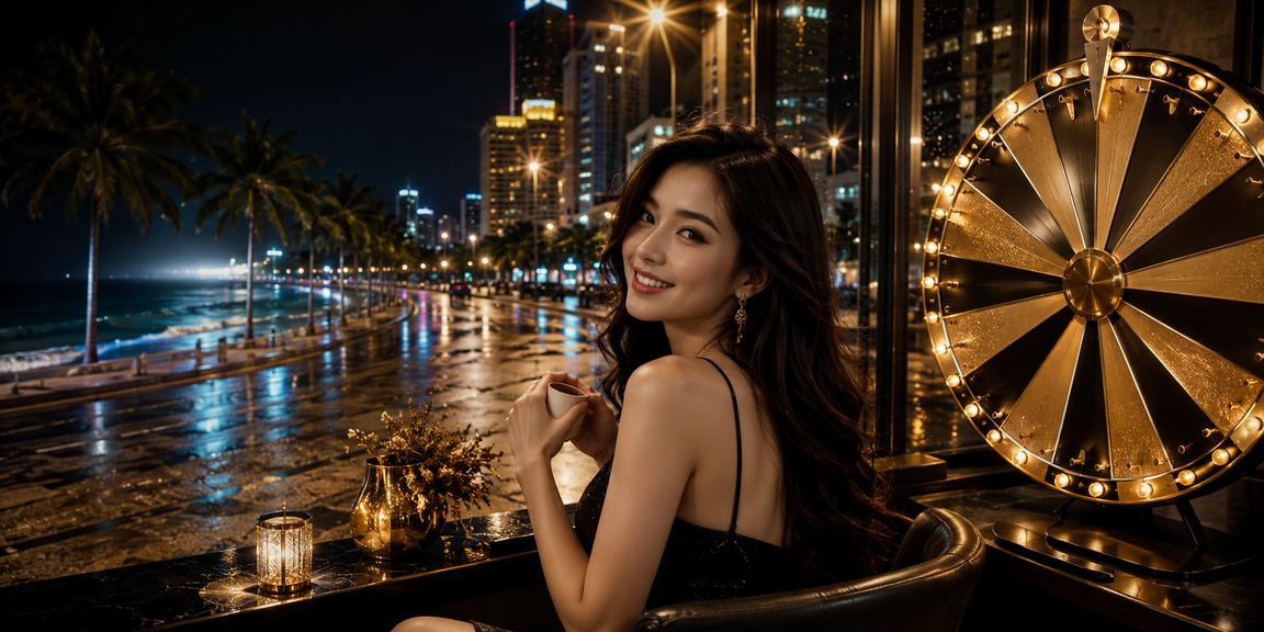 Không gian casino Việt Nam hiện đại với ánh sáng rực rỡ và người chơi sôi nổi